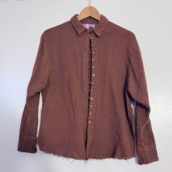 Urban Outfitters Button Up Top - Picture 1 of 8